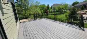 AZEK Castle Gate Decking and Trex Signature rail