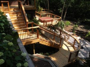 Signature creates luxury decks, sunrooms, and landscaping that is unique to each home.