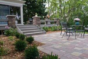 A Patio Installation provided by Signature Decks & Construction