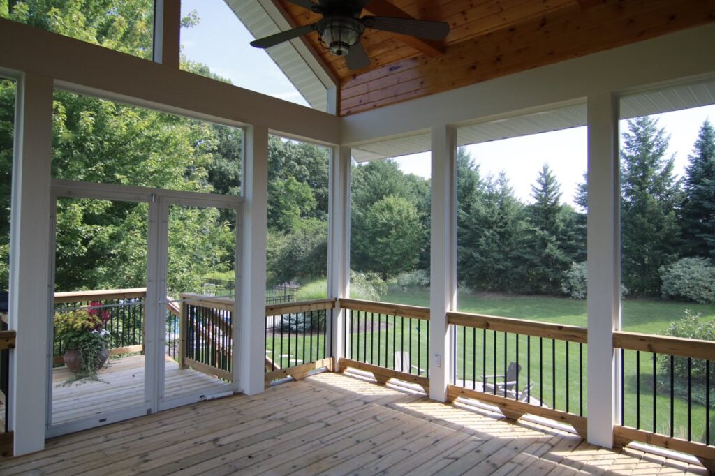 A Sunroom built by Signature Decks & Construction Grand Rapids