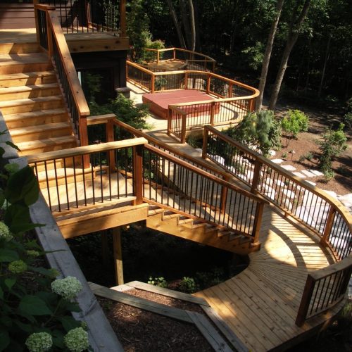 Signature creates luxury decks, sunrooms, and landscaping that is unique to each home.